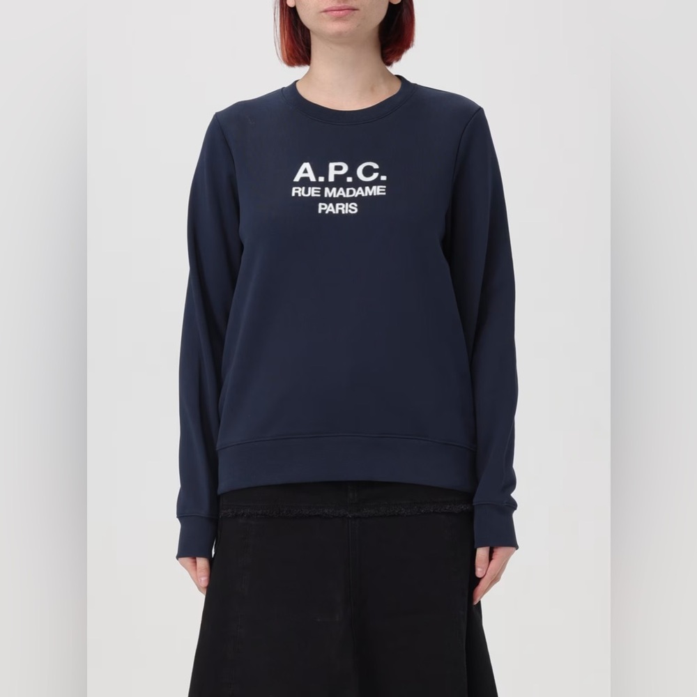 A.P.C. Navy Blue Sweatshirt